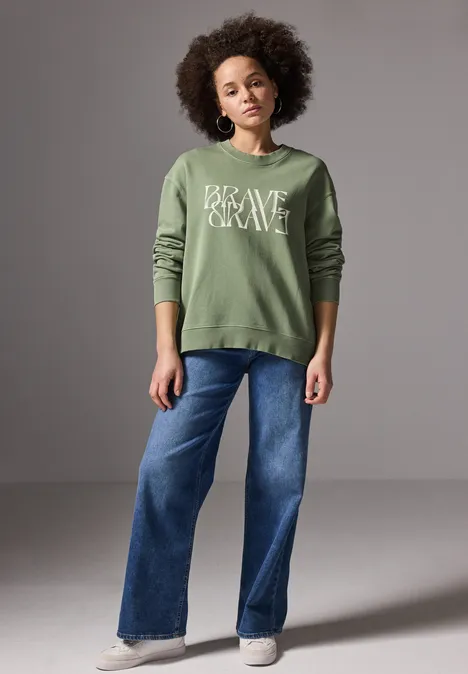 Sweat loose fit slate green