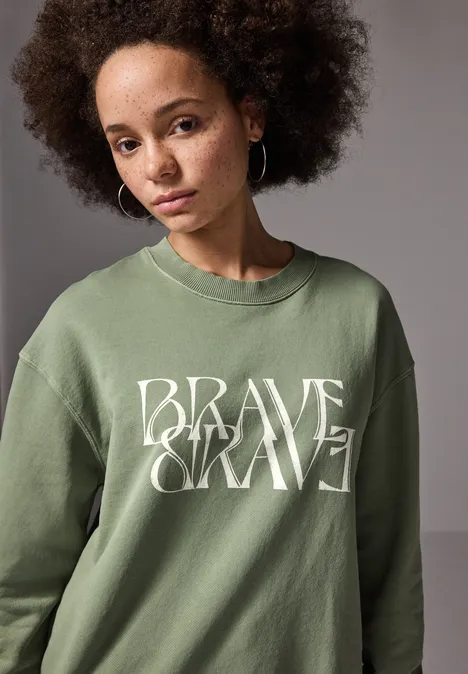 Sweat loose fit slate green