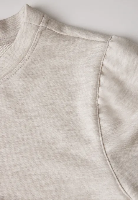 Sweat à fronces cloud cream mel.