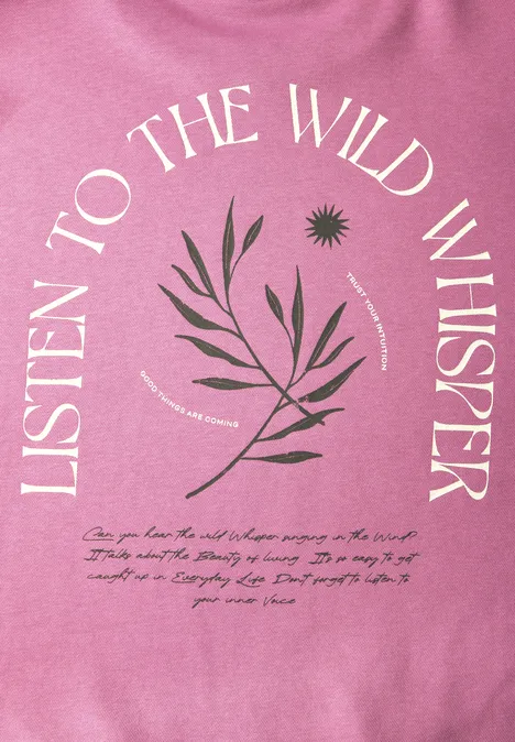 Pullover im Loose Fit intense rose