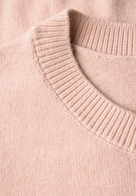 Softer Pullover mit Details peachy blush mel.
