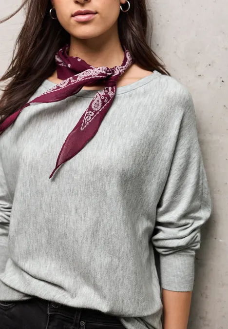 Dolman Pullover heather grey mel.