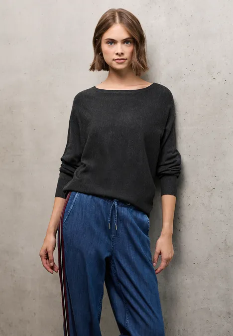 Dolman Pullover industrial grey mel.