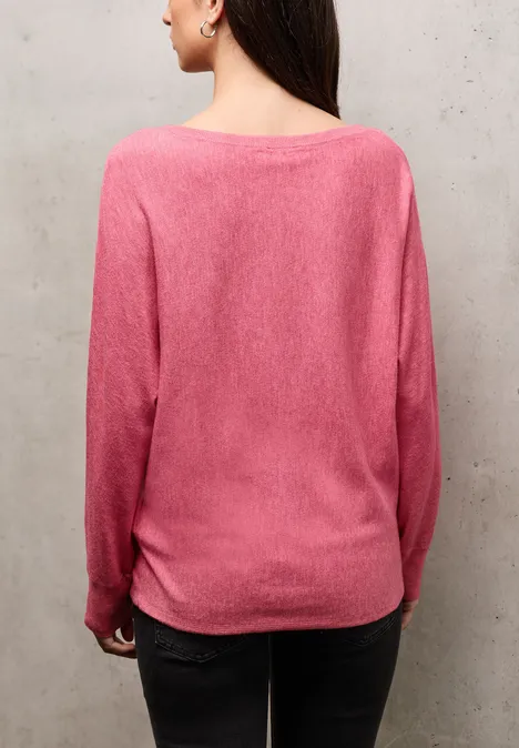 Dolman Pullover candy pink mel.