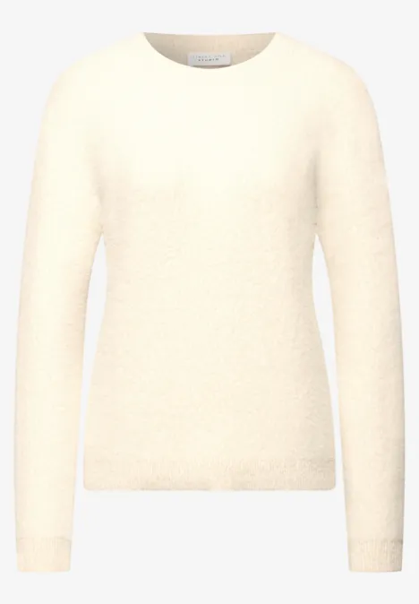 Kuscheliger Rundhalspullover soft beige