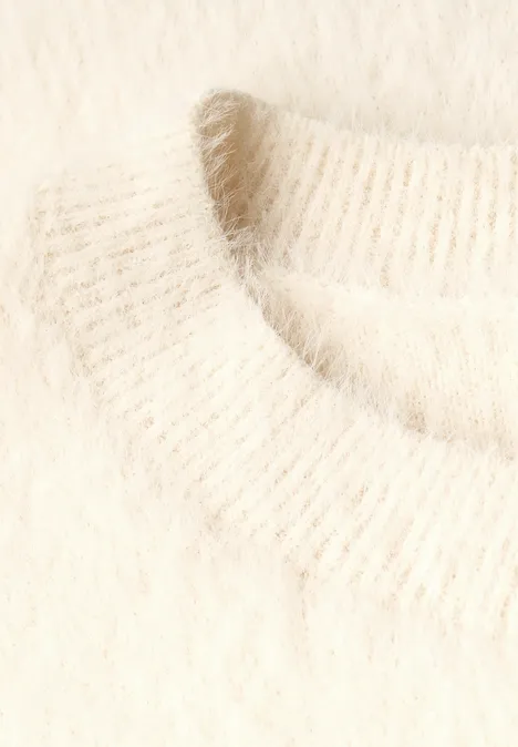 Kuscheliger Rundhalspullover soft beige