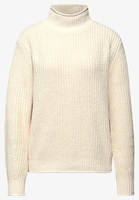 Turtleneck Pullover soft beige