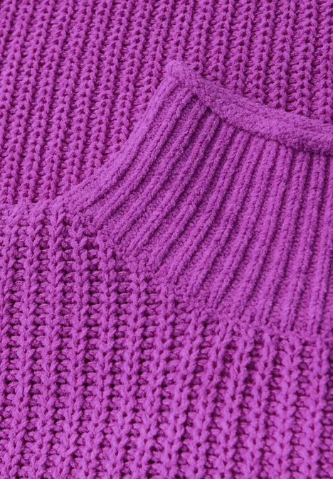 Turtleneck Pullover floral pink