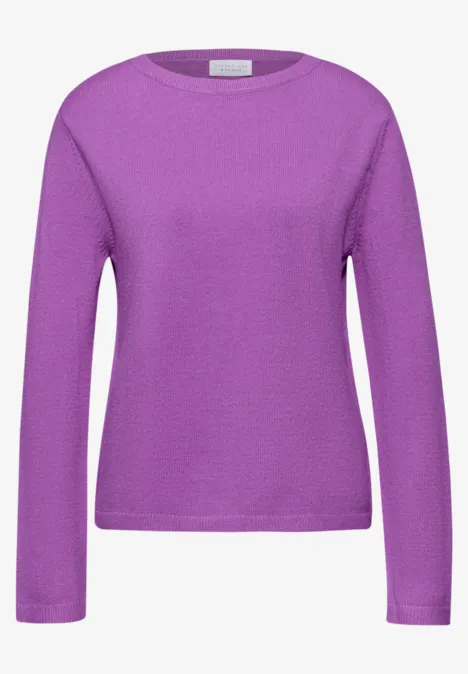 Rundhals Pullover floral pink