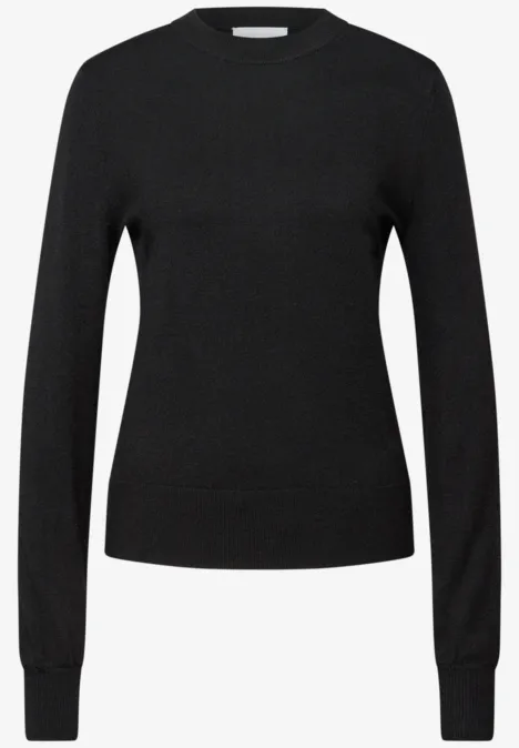 Sweter z obszernymi rękawami Black