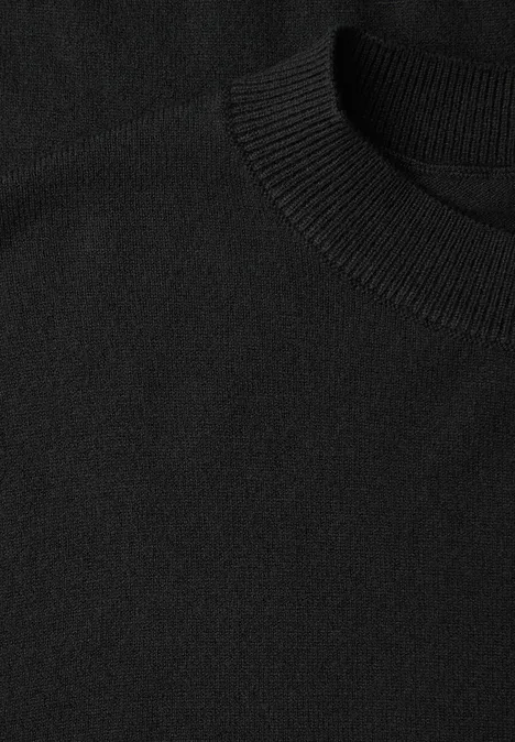 Pullover mit Volumen-Ärmeln Black