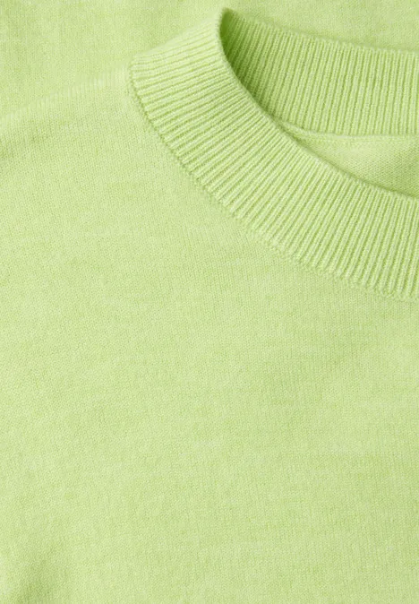 Pullover mit Volumen-Ärmeln flare green mel.