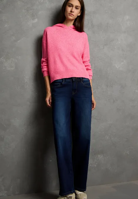 Pullover mit Kapuze candy pink mel.