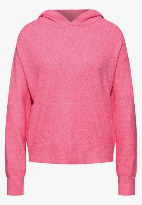 Pullover mit Kapuze candy pink mel.