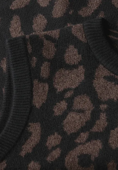 Jacquard Pullunder Black