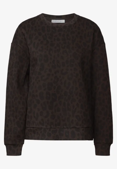Loose Fit Leo Pullover dark auburn brown