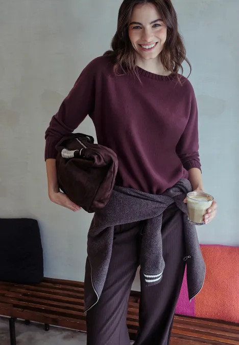 Dolman Pullover royal plum