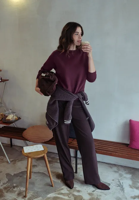 Dolman Pullover royal plum