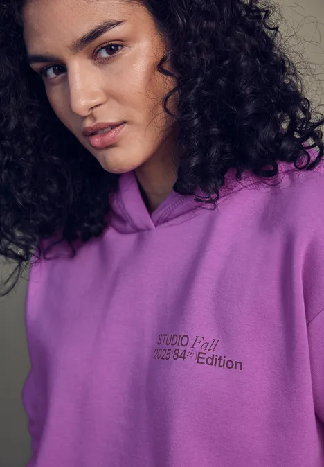 Loose Fit hoodie met artwork null