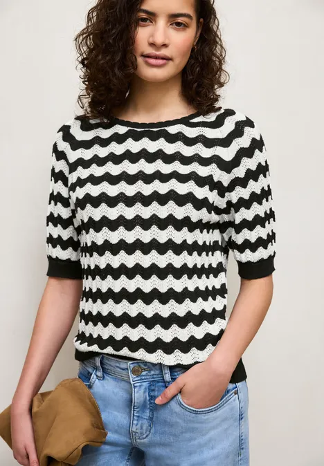 Pull à motifs Black