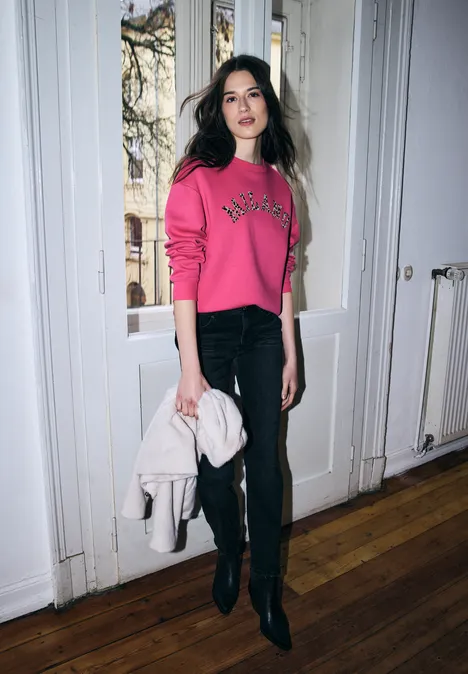 Sweater Loose Fit dark candy pink