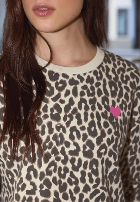 Sweat-shirt Léo light buffed beige