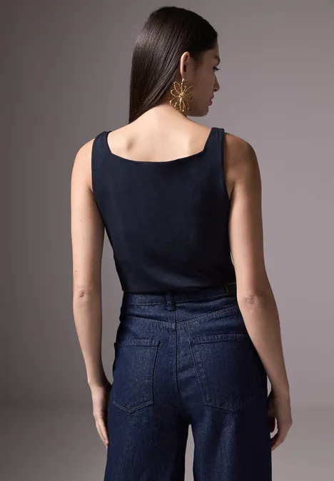 Basic Top deep blue