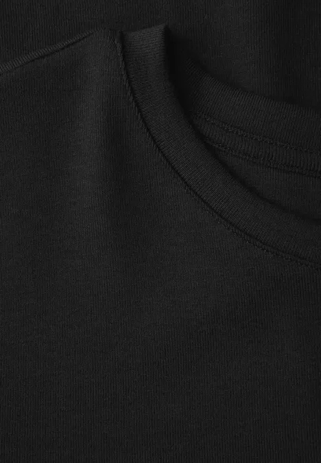 T-shirt basique à manches longues Black