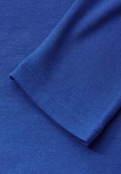 Basic Langarmshirt force blue