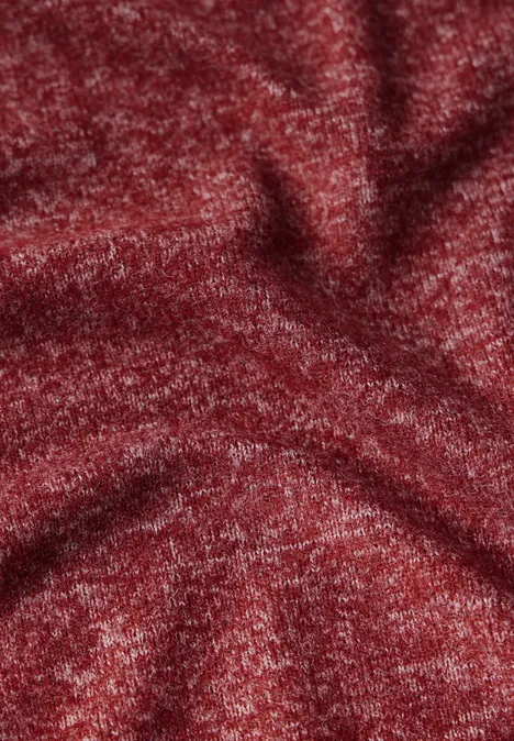 Shirt mit 3/4-Arm scarlett red mel.