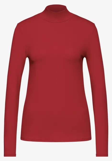 Shirt mit Turtleneck urban red