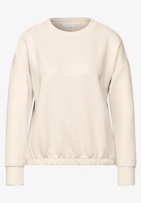 Silk-Look Shirt lucid white