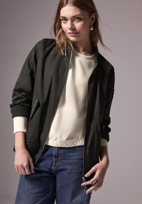 Silk-Look Shirt lucid white