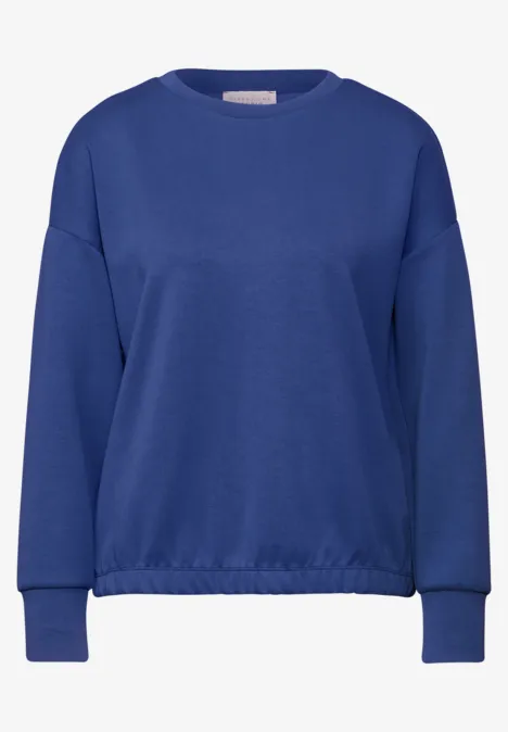 Chemise en soie force blue