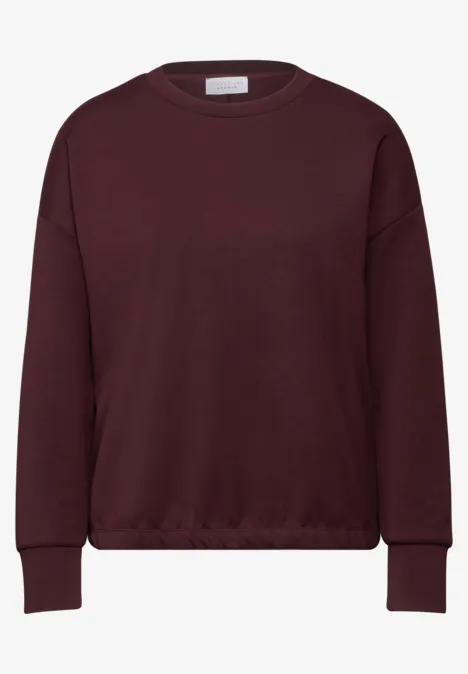 Silk-Look Shirt scarlett red