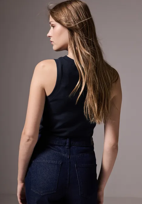 Elastisches Top deep blue