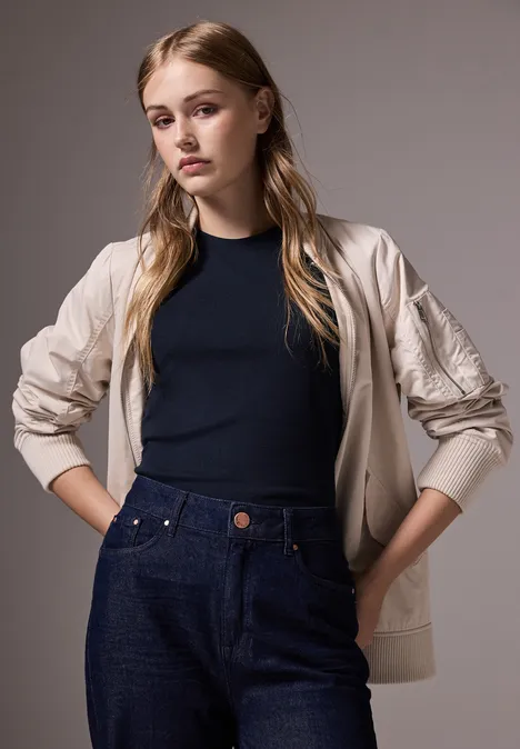 Elastisches Top deep blue