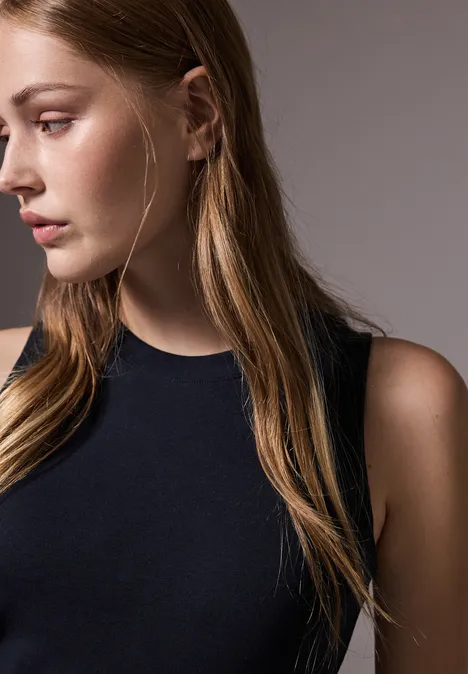 Elastisches Top deep blue