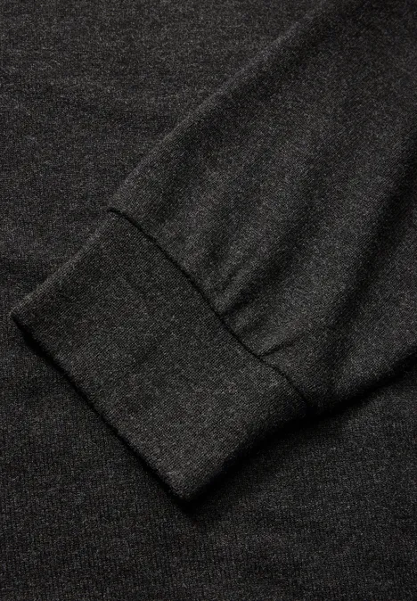 T-shirt à manches courtes doux anthracite melange
