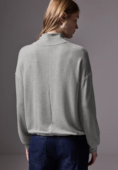 T-shirt à manches courtes doux saltwater grey melange