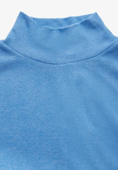 Softes Turtleneck-Shirt silver lake mel.