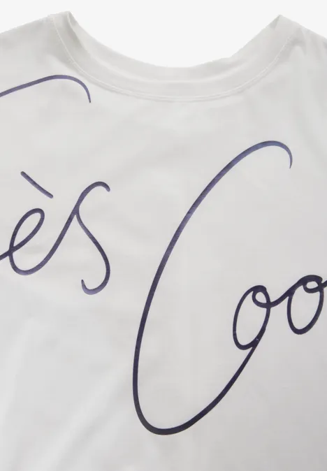 T-Shirt mit Wording off white