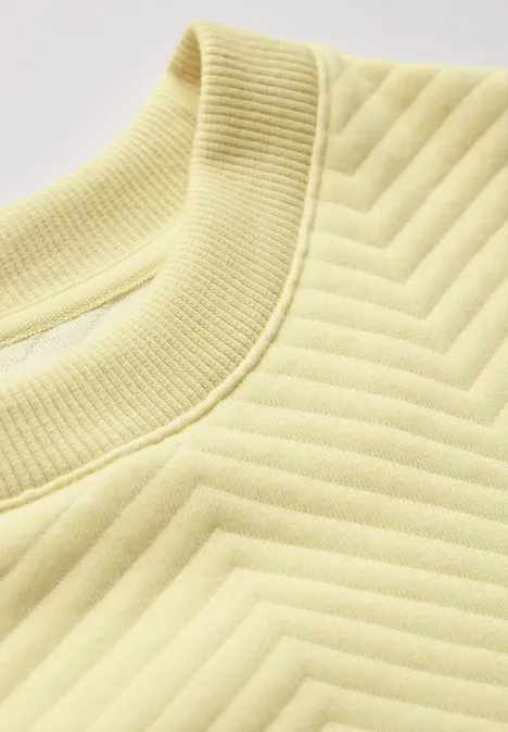 Strukturshirt bond yellow