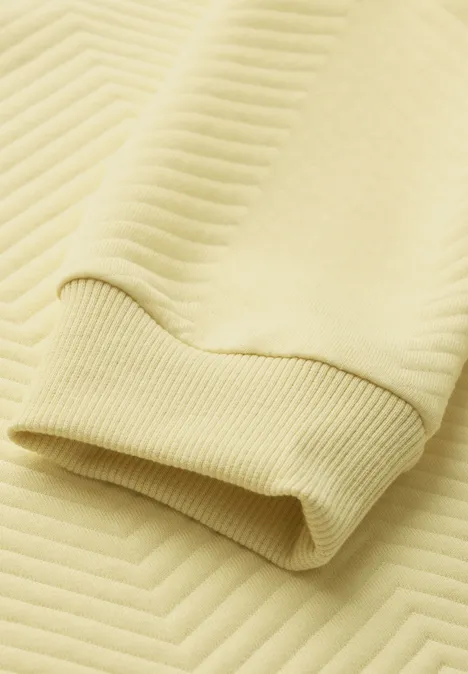 Strukturshirt bond yellow