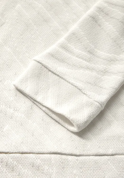 Shirt mit Strukturmuster soft beige