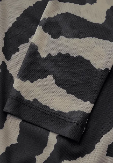 Gemustertes Shirt flint grey