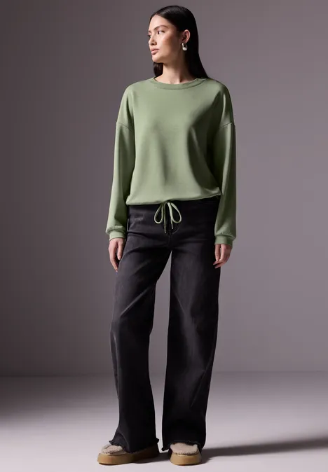 Kuscheliges Loose Fit Shirt slate green