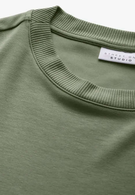 Kuscheliges Loose Fit Shirt slate green