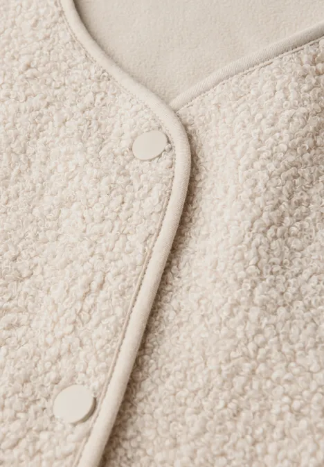 Wolloptik-Weste soft fawn beige
