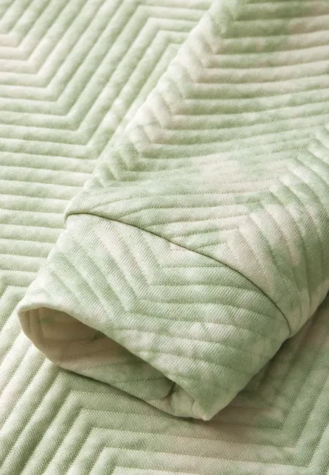 T-shirt à motifs structurés slate green